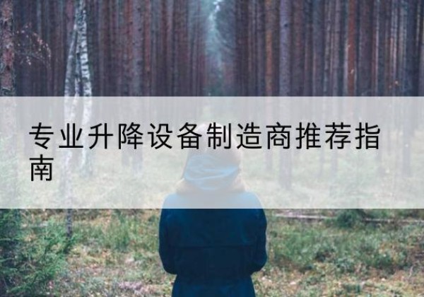 新津电动剪叉升降平台厂家-专业升降设备制造商推荐指南